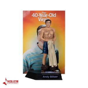 اکشن فیگور اندی استیتر | Andy Stitzer | فیلم The 40-Year-Old Virgin | برند McFarlane Toys | سری Movie Maniacs